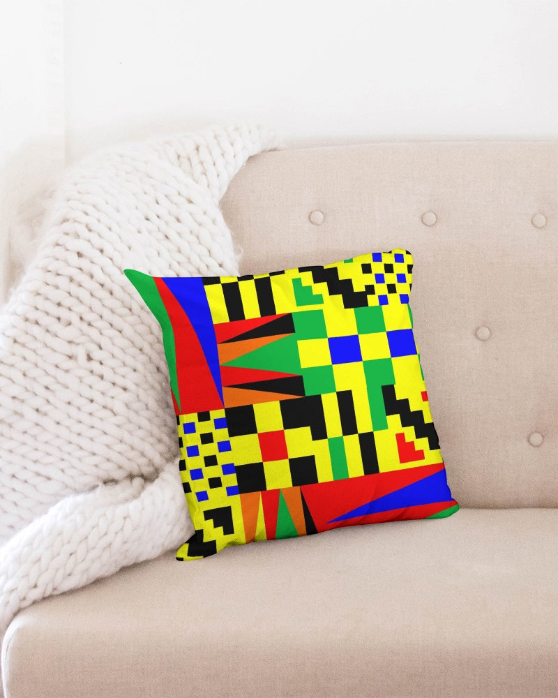 kente cloth4 Throw Pillow Case 16"x16"