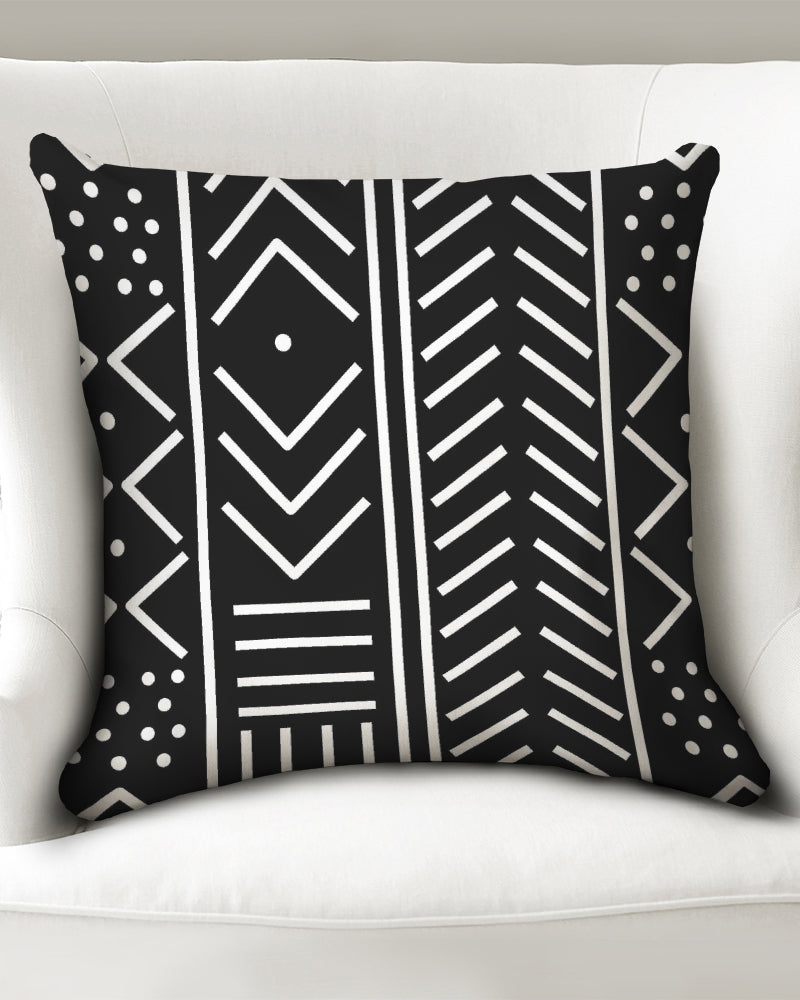 Mudcloth Inspired Throw Pillow Case 20"x20"