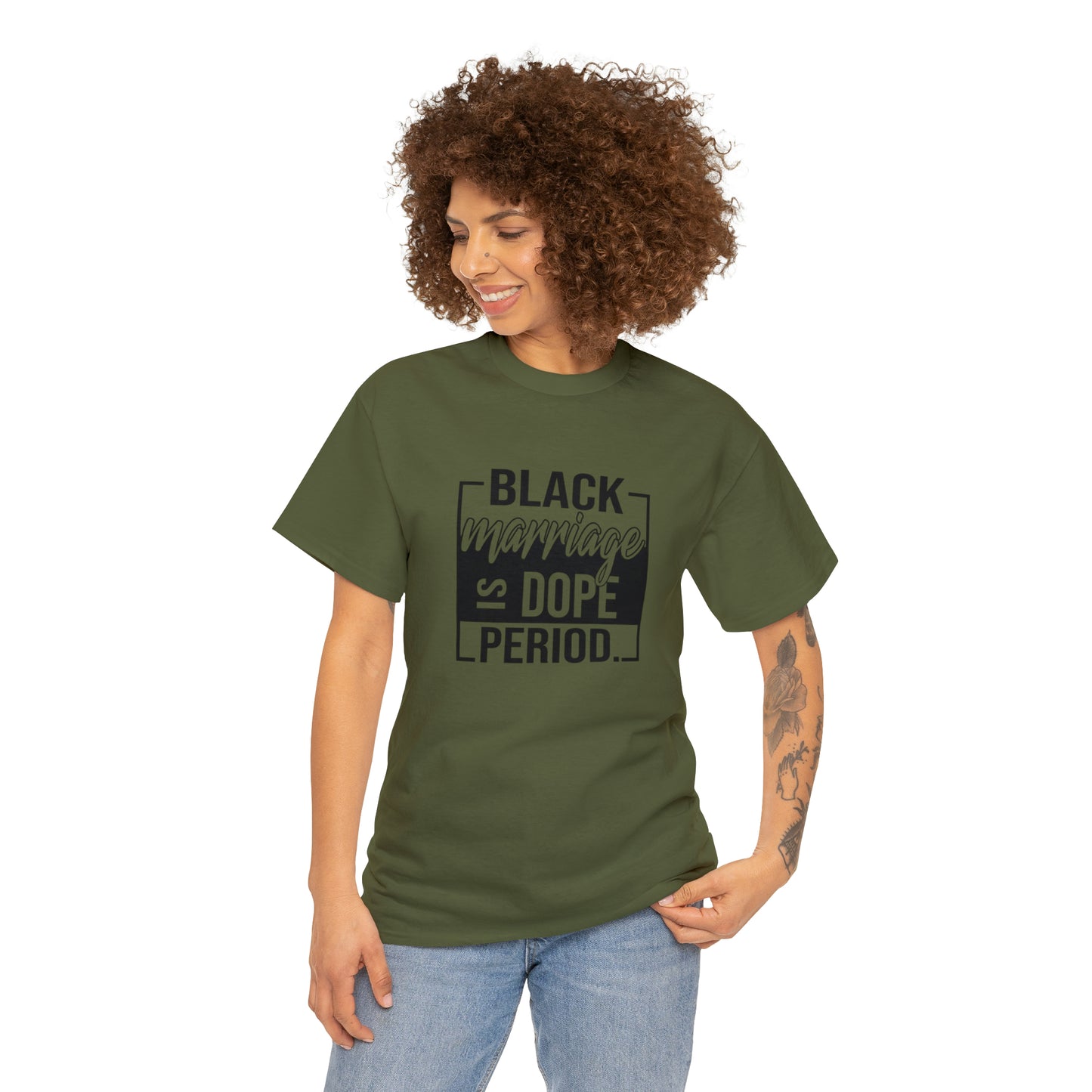 Black Marriage is Dope Cotton Tee