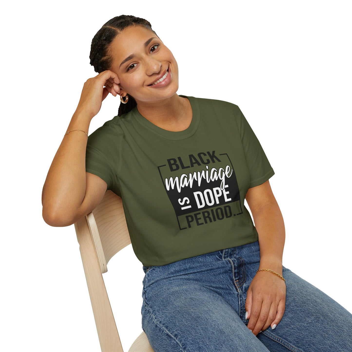 Black Marriage is Dope Unisex Soft T-Shirt