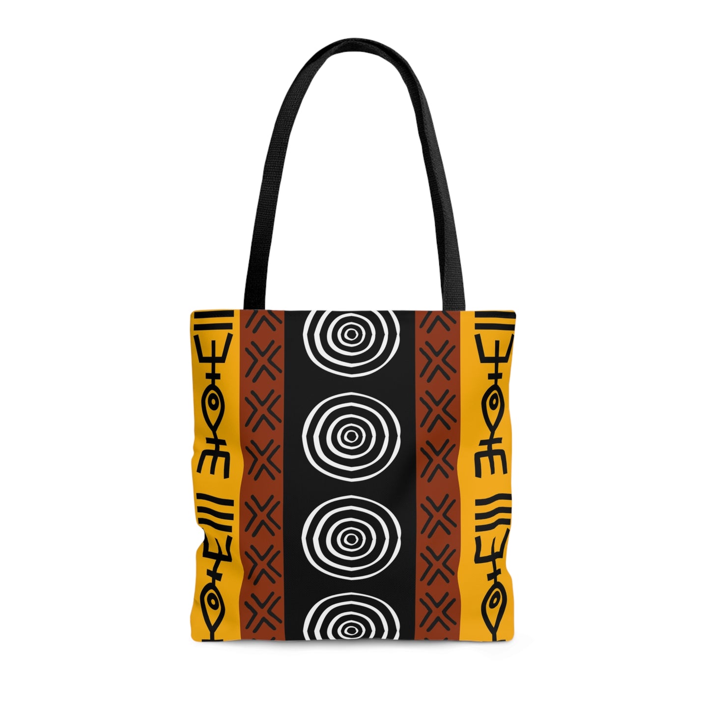 Mudcloth Inspired V Tote Bag