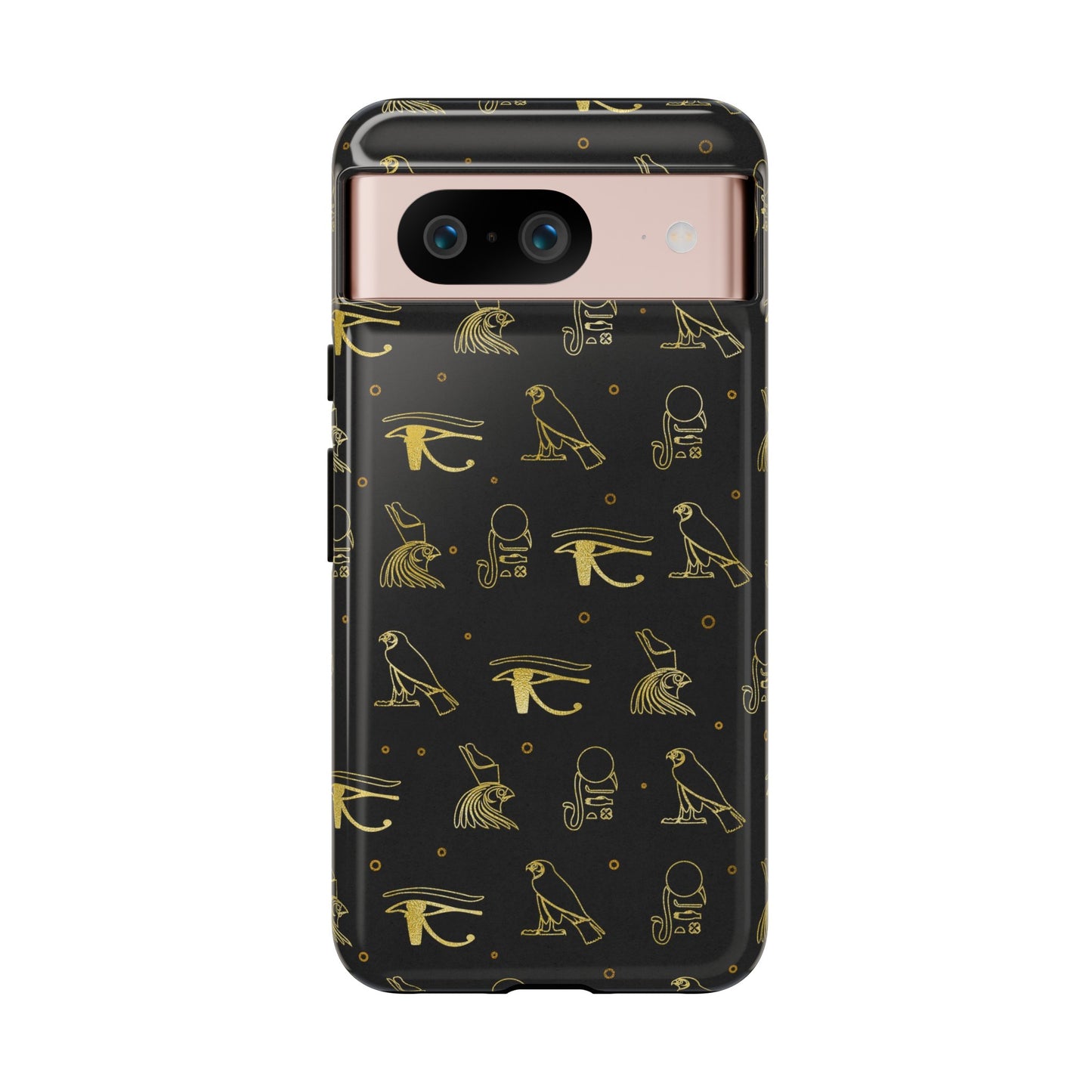 Black Gold Egyptian Google Pixel Tough Cases | African Google Pixel Case | Afrocentric Google Pixel Case | Egyptian Phone Case