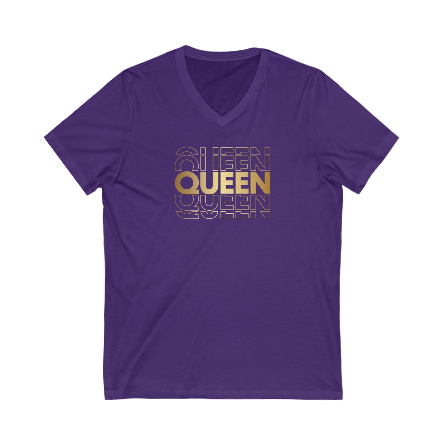 Queen Jersey V-Neck Tee