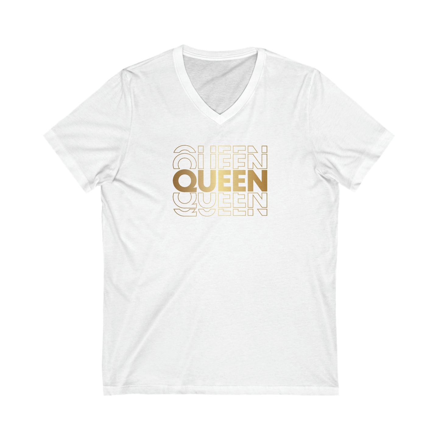 Queen Jersey V-Neck Tee