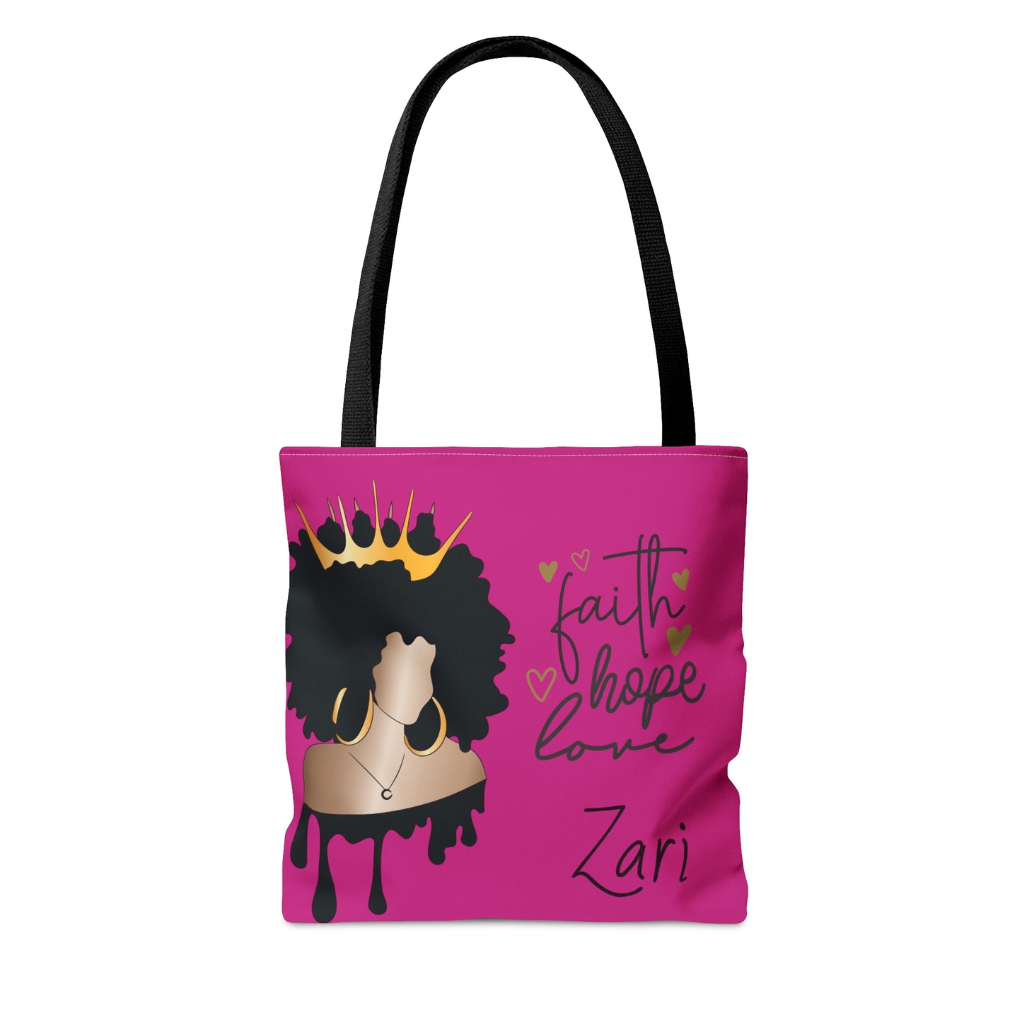 Personalized Faith...Hope...Love Tote Bag