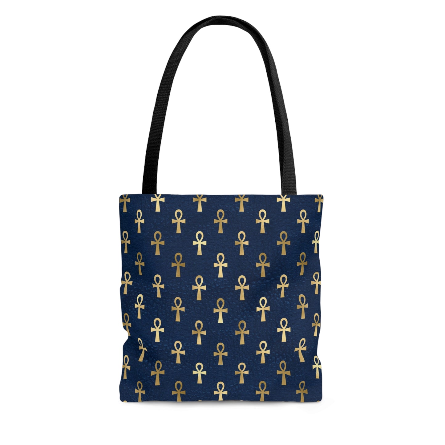 Blue & Gold Ankh Tote Bag