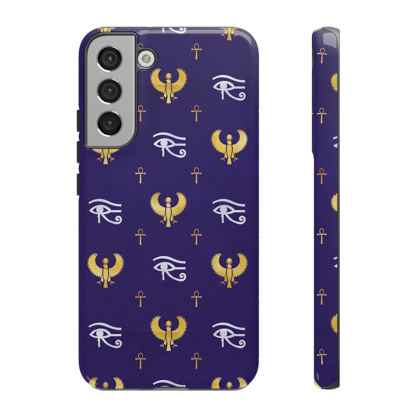 Blue Gold Egyptian Samsung Tough Cases | African Samsung Case | Afrocentric Samsung Case | Egyptian Samsung Case