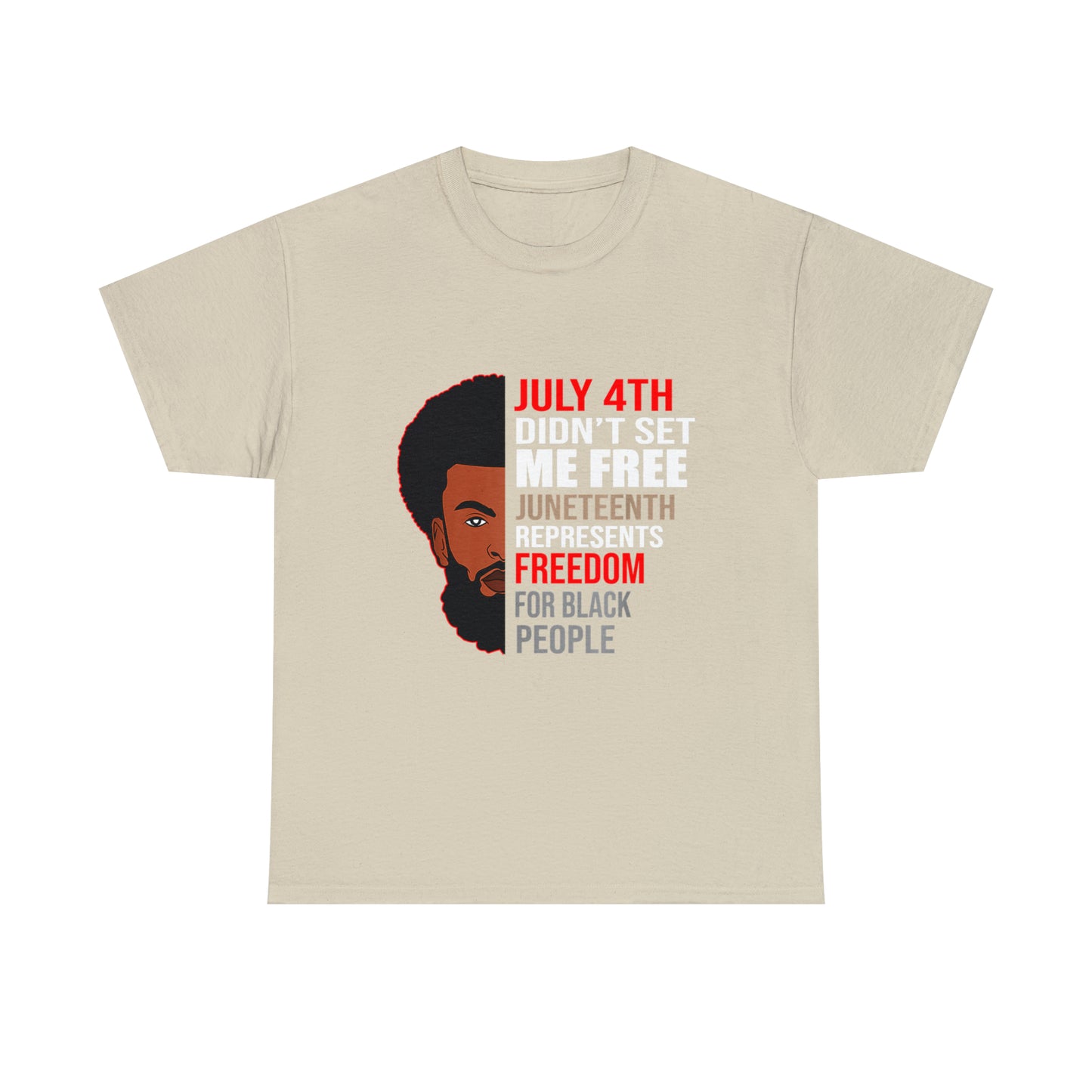 Juneteenth/ July 4th Cotton Tee