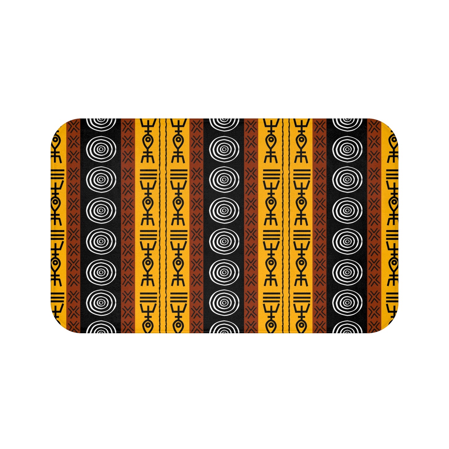 Tribal Mudcloth Bath Mat