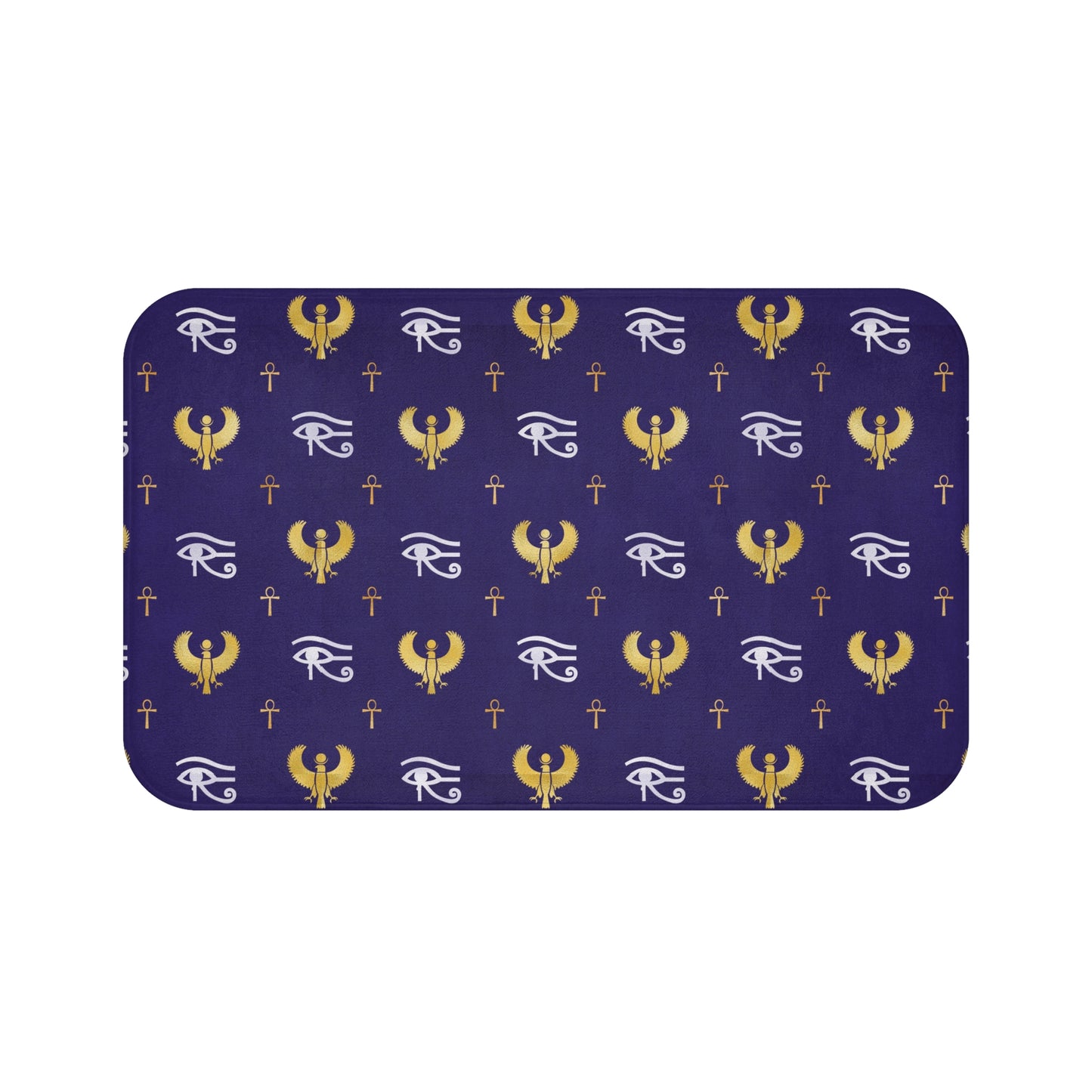 Blue Egyptian Bath Mat