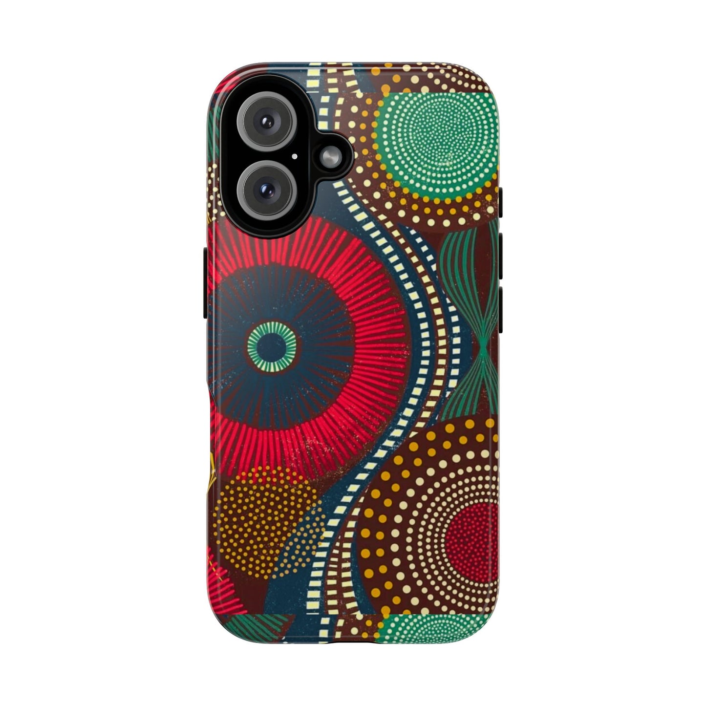 Ankara Pattern Phone Case, Stylish Mobile Cover, Unique Gift for Tech Lovers, Modern Design, Holiday Present