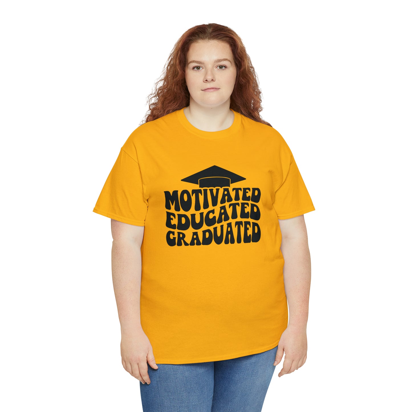 Motivated..Educated..Graduated Cotton Tee