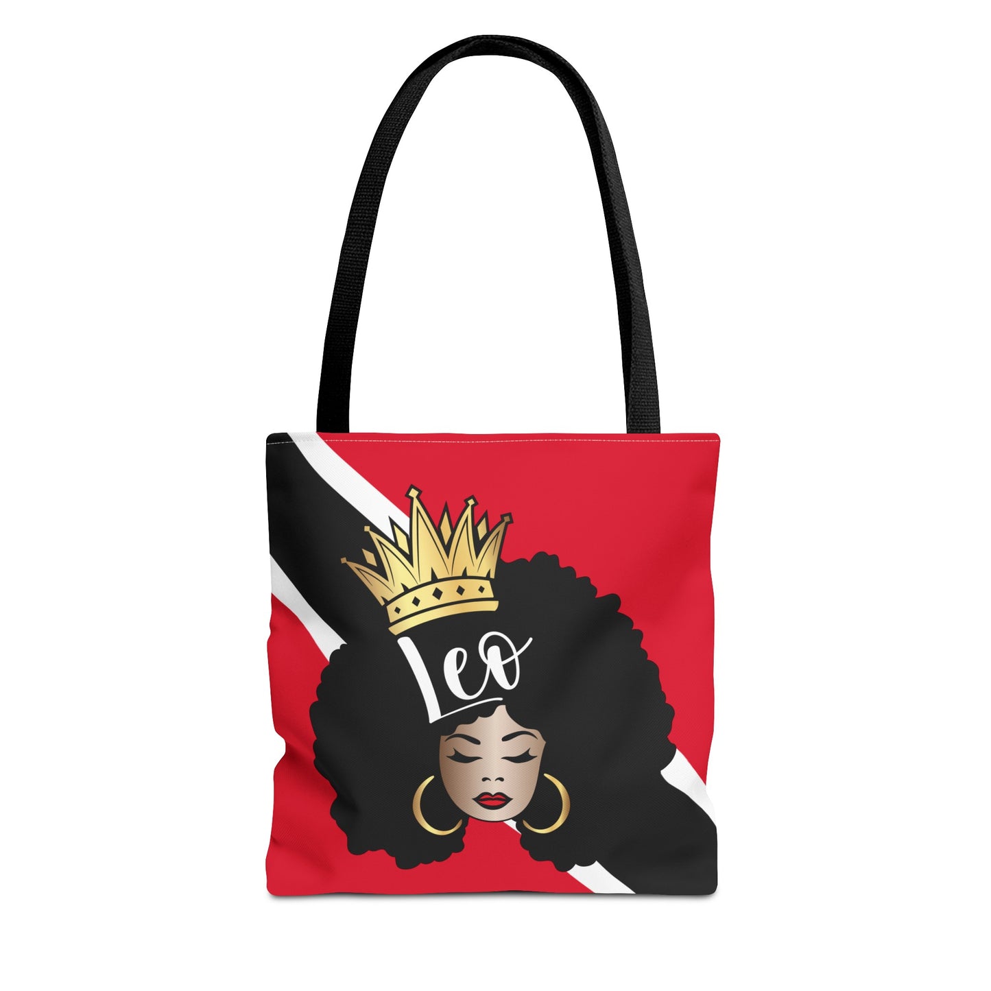 Trinidad Flag African American Woman Tote Bag | African Queen Bag | Black Girl Bag | Leo  Bag