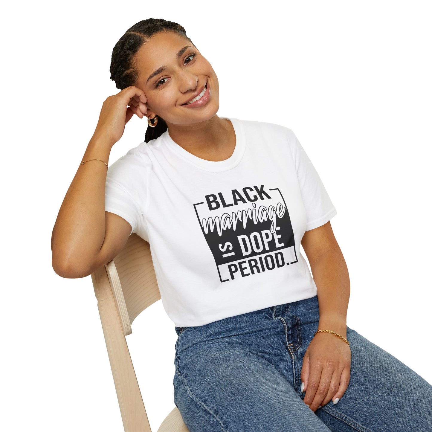 Black Marriage is Dope Unisex Soft T-Shirt