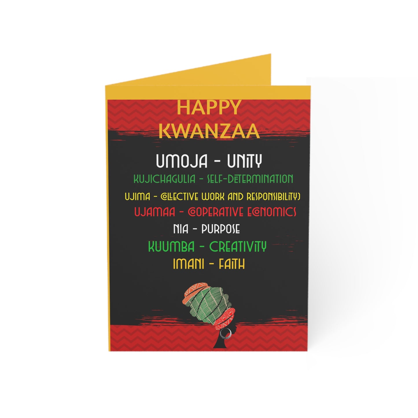 Kwanzaa Greeting Cards (1, 10, 30, and 50pcs)
