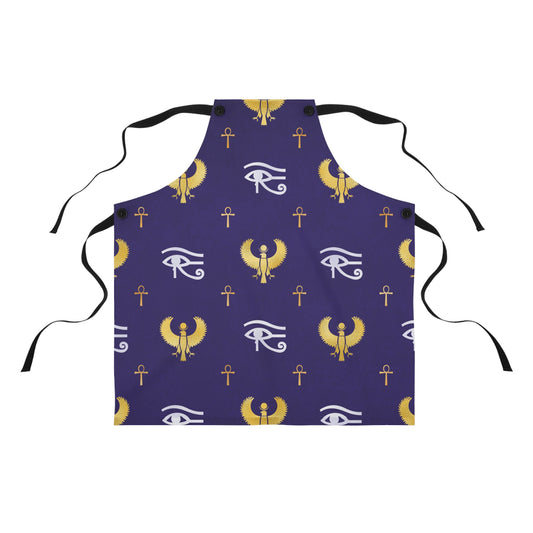 Blue Egyptian Apron