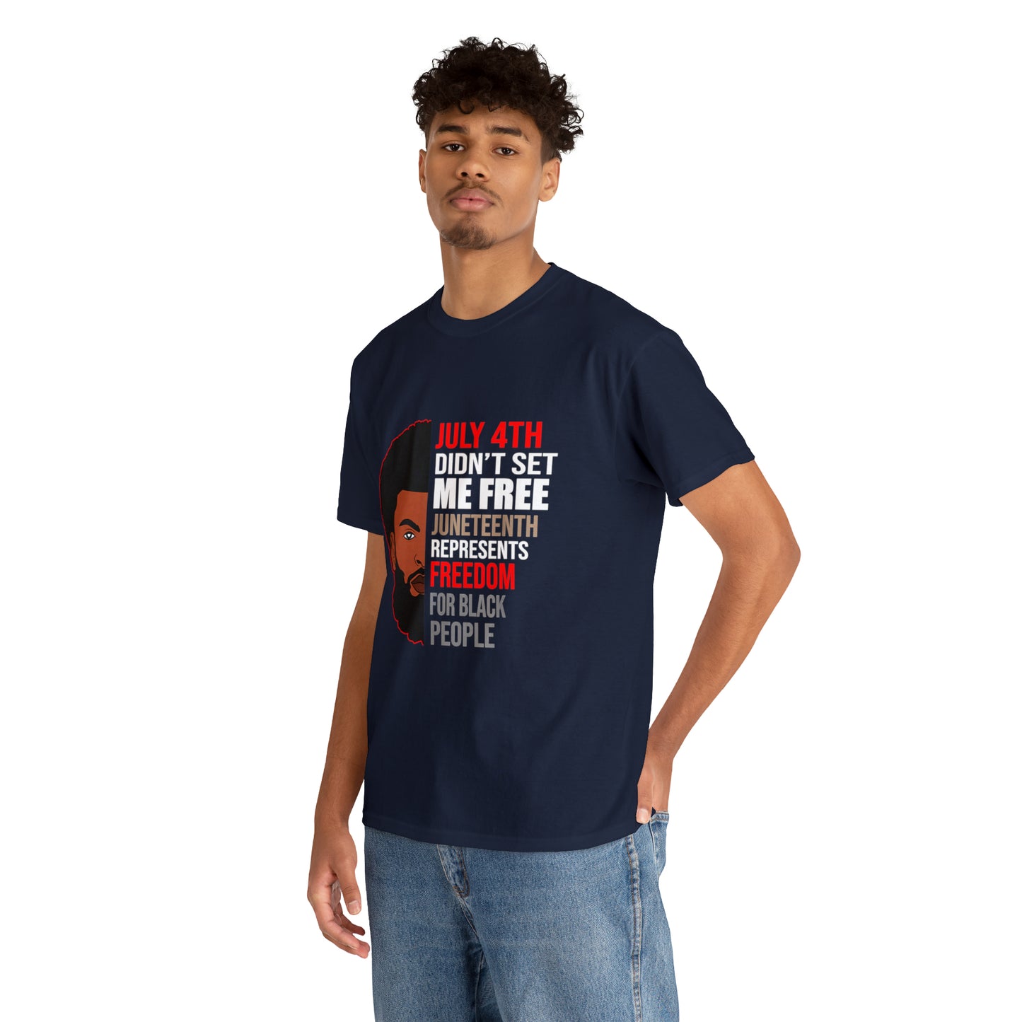 Juneteenth/ July 4th Cotton Tee