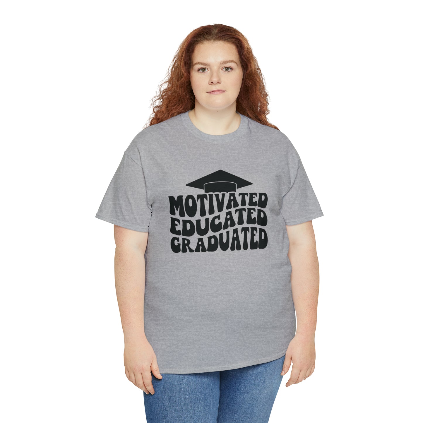 Motivated..Educated..Graduated Cotton Tee