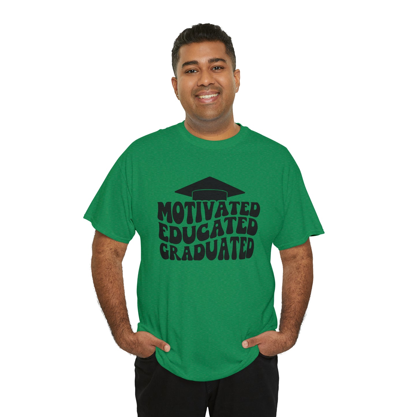 Motivated..Educated..Graduated Cotton Tee