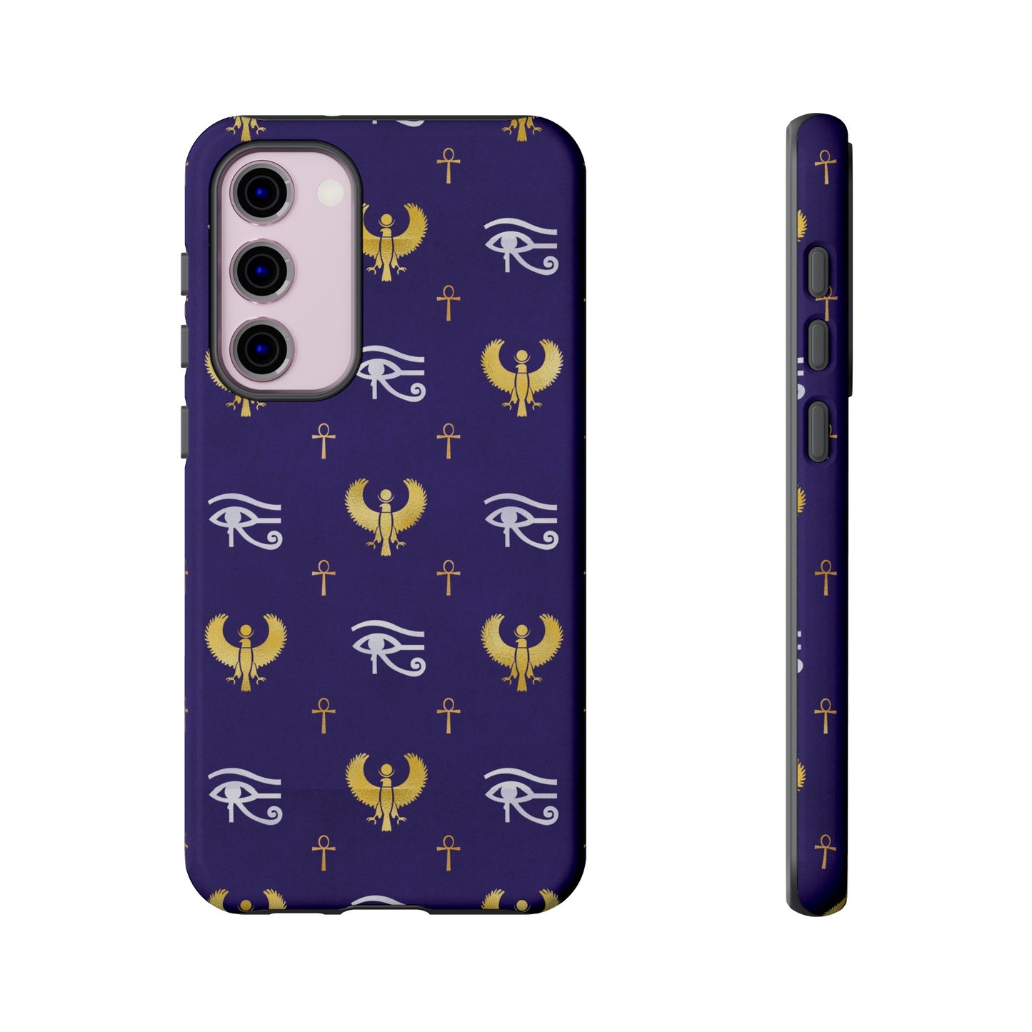 Blue Gold Egyptian Samsung Tough Cases | African Samsung Case | Afrocentric Samsung Case | Egyptian Samsung Case