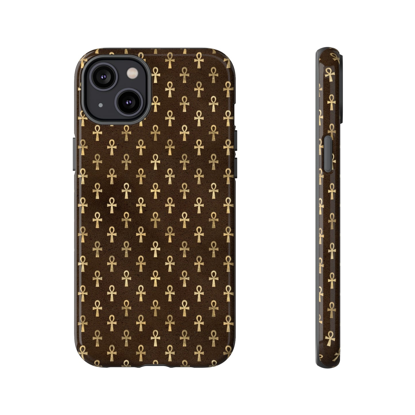 Brown Ankh iPhone Tough Cases | Egyptian iPhone Case | Ankh iPhone Case