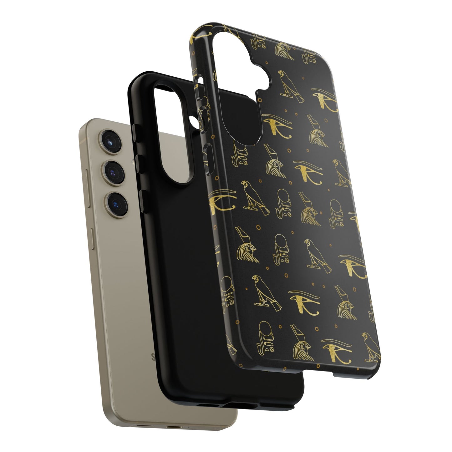 Black Gold Egyptian Samsung Tough Cases | African Samsung Case | Afrocentric Samsung Case | Egyptian Samsung Case