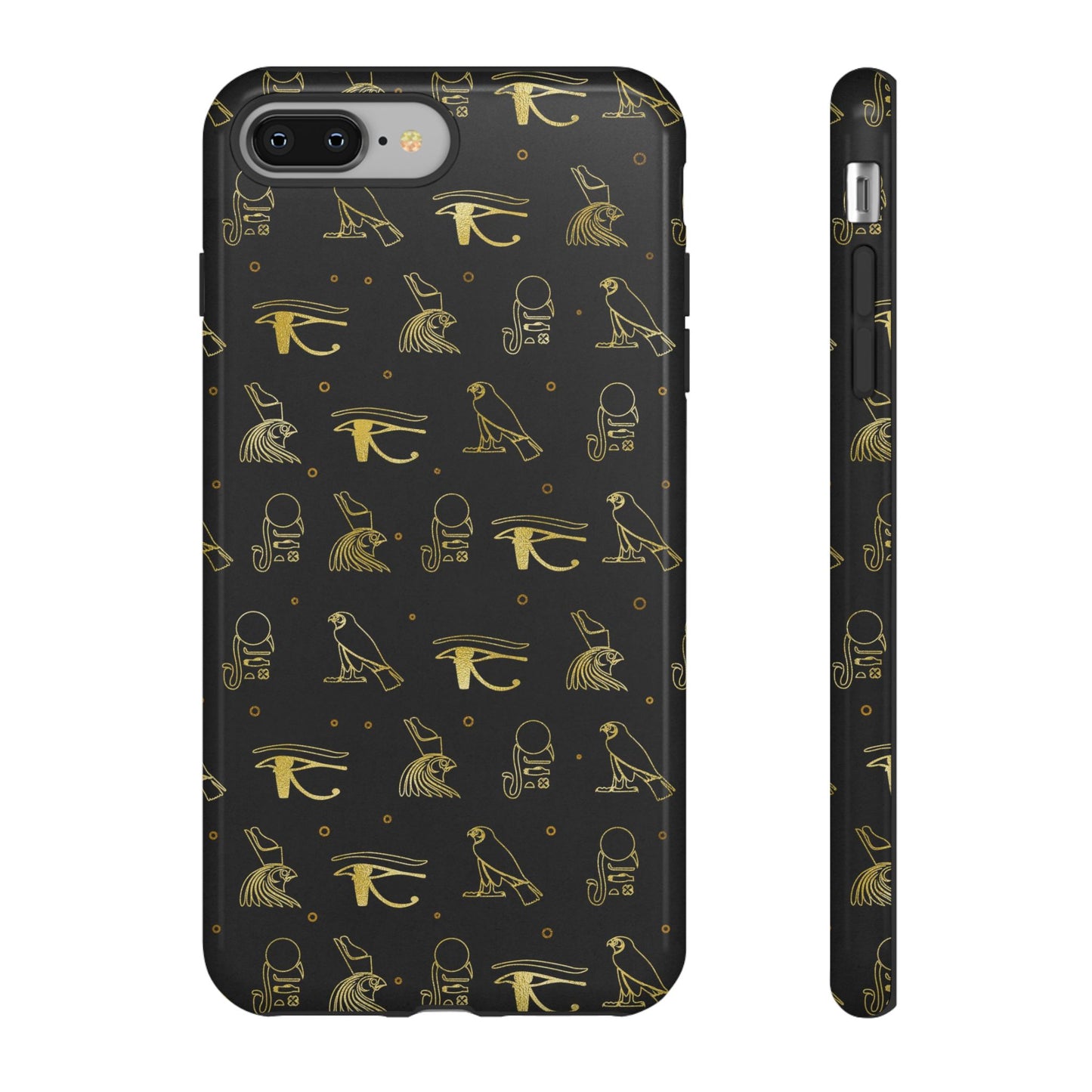 Black Gold Egyptian iPhone Tough Cases | Egyptian iPhone Case | Afrocentric iPhone Case