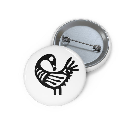 Pin Buttons - Sankofa Design | Unique African Accessories & Gifts