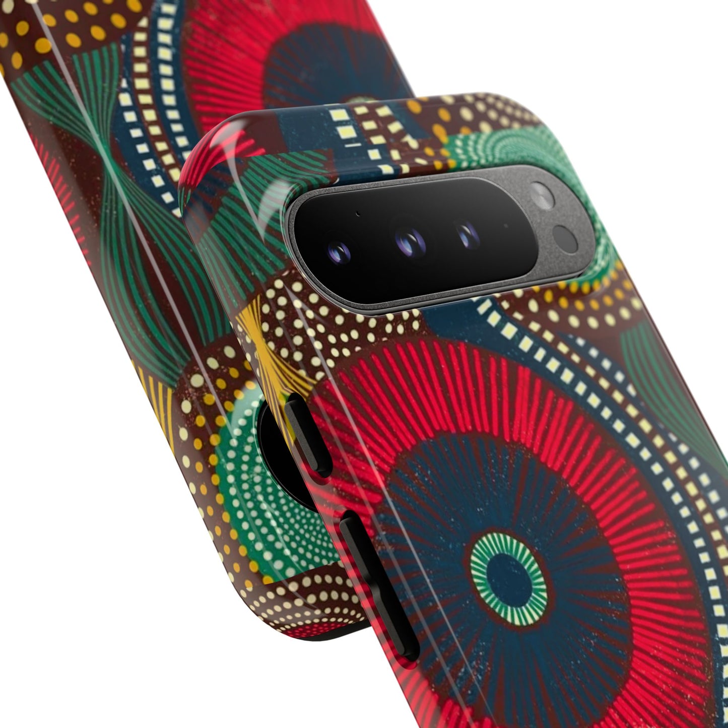 Ankara Pattern Phone Case, Stylish Mobile Cover, Unique Gift for Tech Lovers, Modern Design, Holiday Present