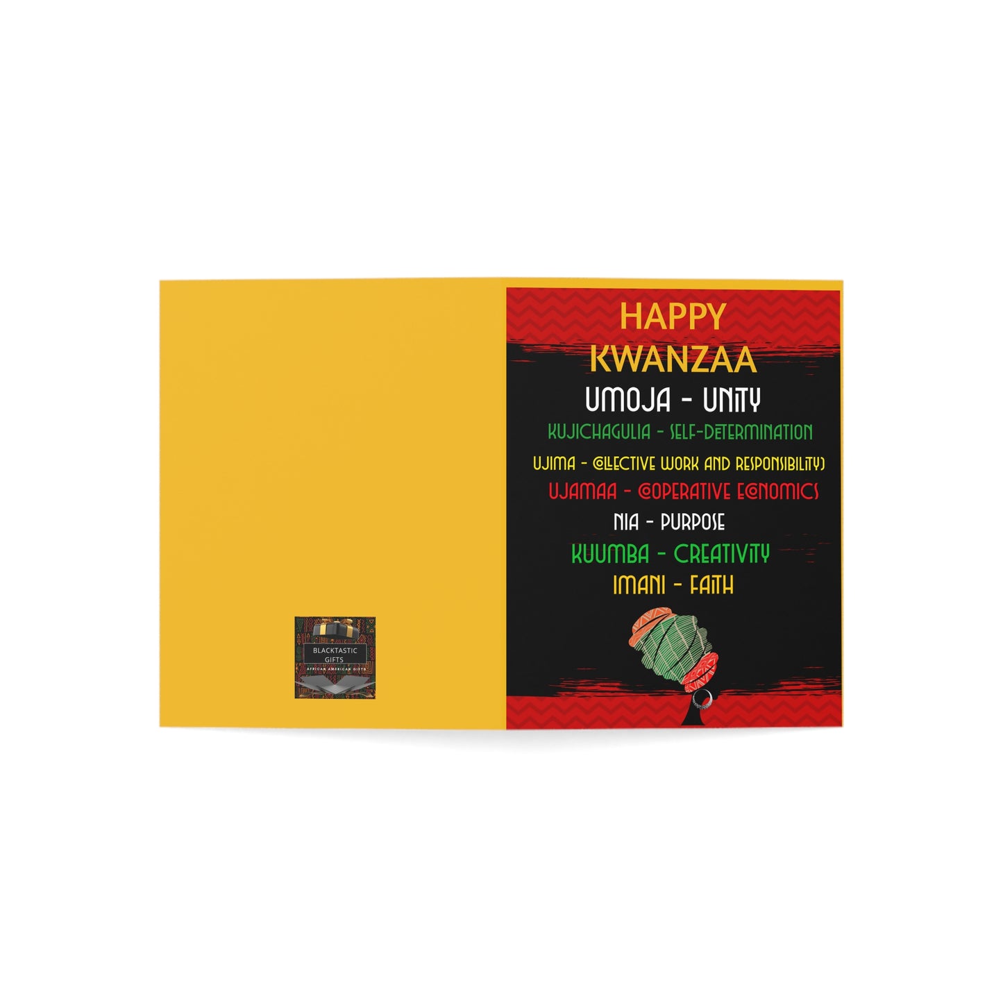 Kwanzaa Greeting Cards (1, 10, 30, and 50pcs)