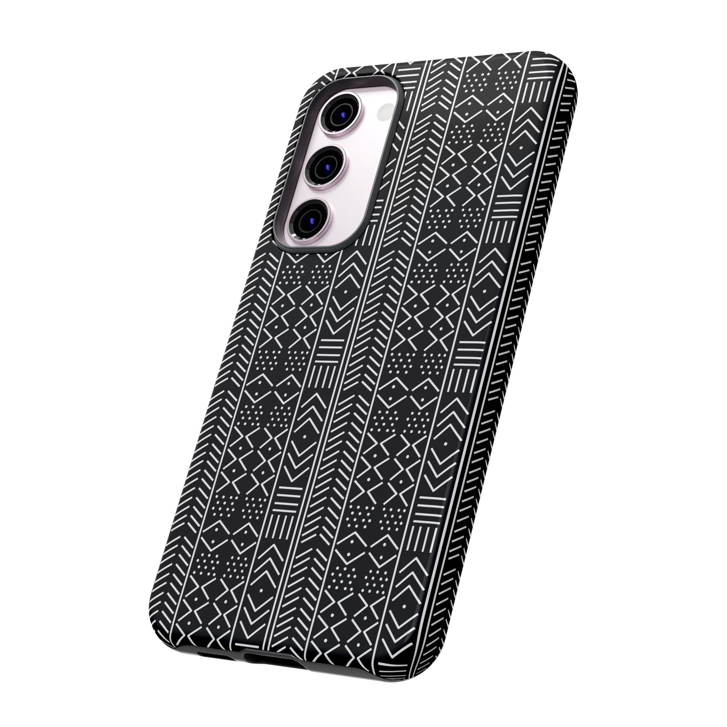 Black & White Mudcloth Samsung Tough Cases | African Samsung Case | Afrocentric Samsung Case