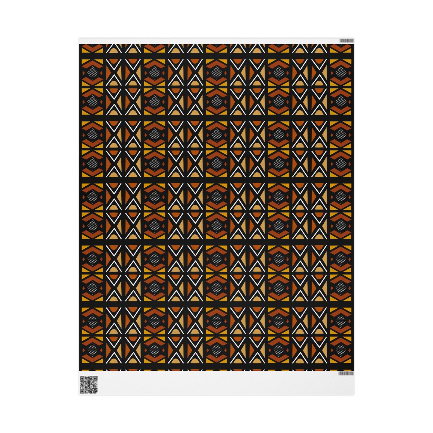 Mudcloth Inspired Wrapping Papers | African Wrapping Paper | Afrocentric Wrapping Paper | Mudcloth Craft Papers