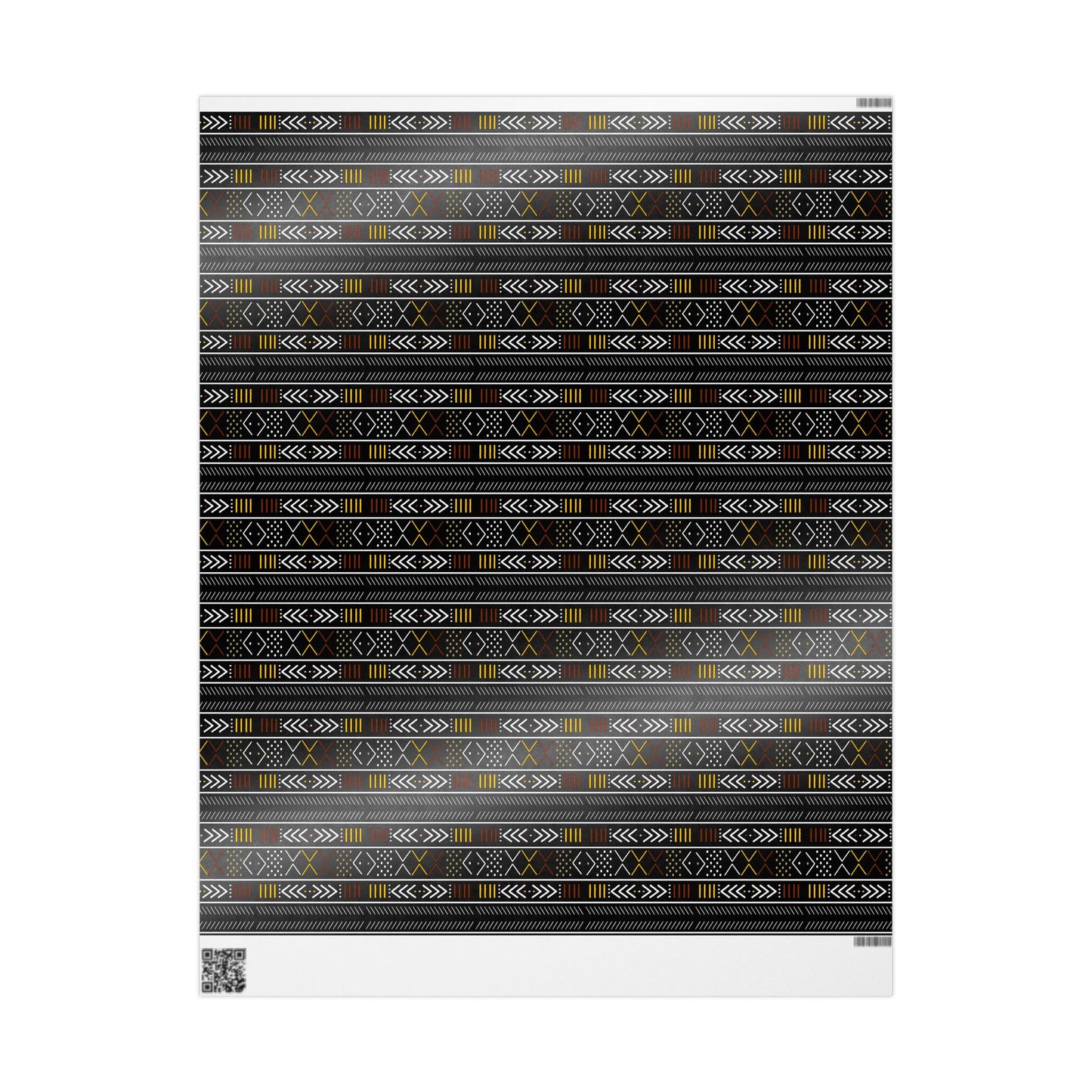 Wrapping Papers - Mudcloth Inspired African Afrocentric Craft Paper