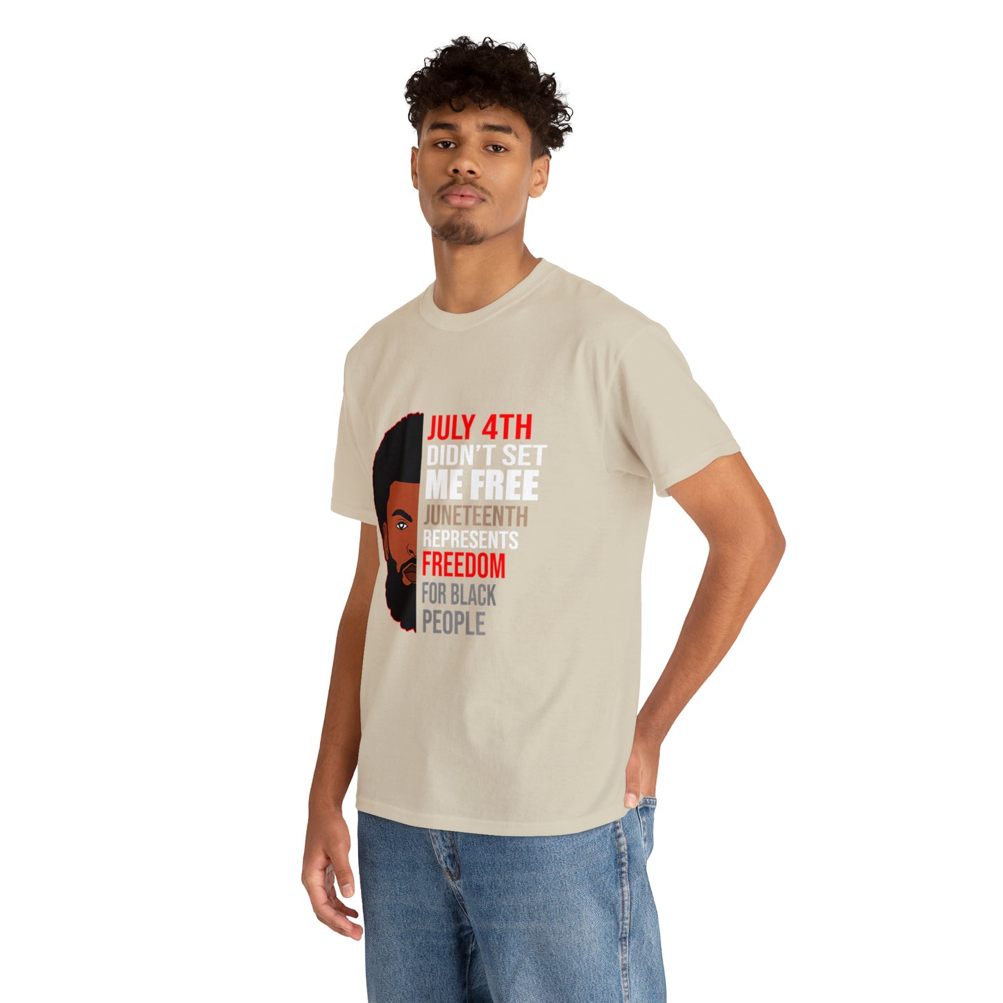 Juneteenth/ July 4th Cotton Tee