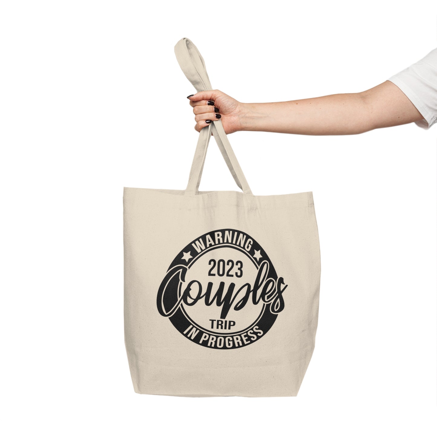 Couples Trip Canvas Tote
