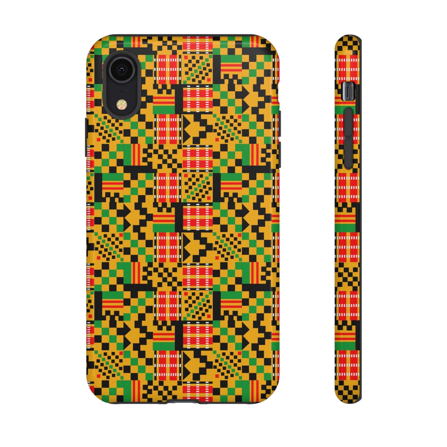 Kente Pattern iPhone Tough Cases | African iPhone Case | Afrocentric iPhone Case