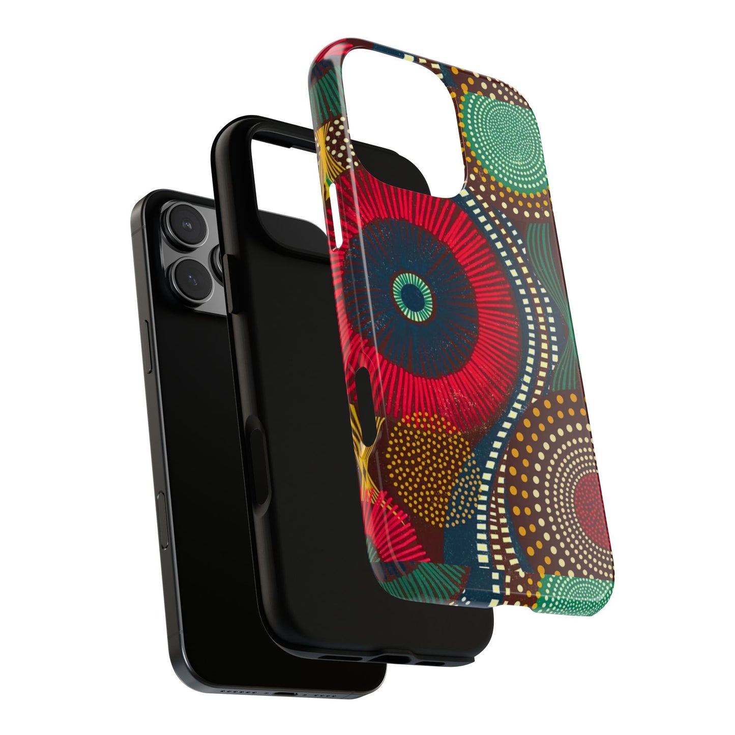Ankara Pattern Phone Case, Stylish Mobile Cover, Unique Gift for Tech Lovers, Modern Design, Holiday Present
