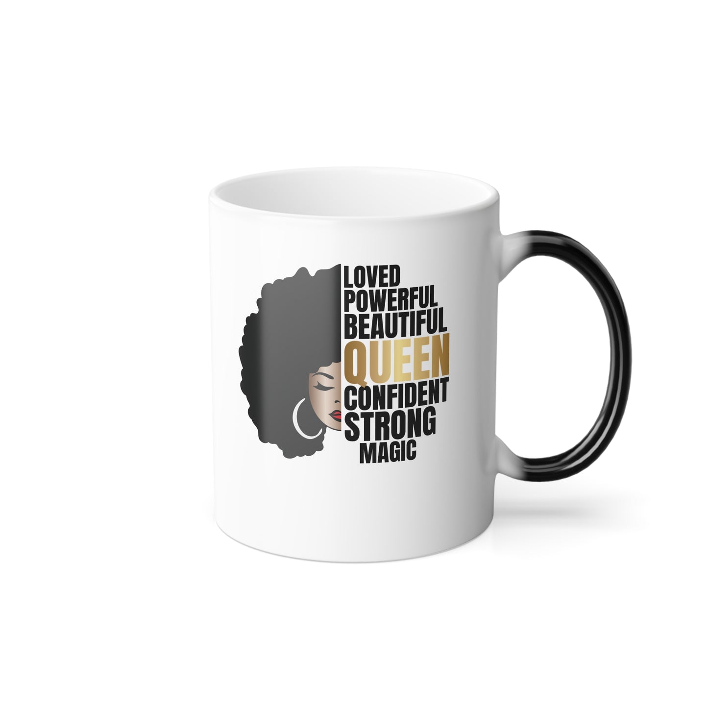 Beautiful Queen Color Morphing Mug, 11oz ( Personalize It! )