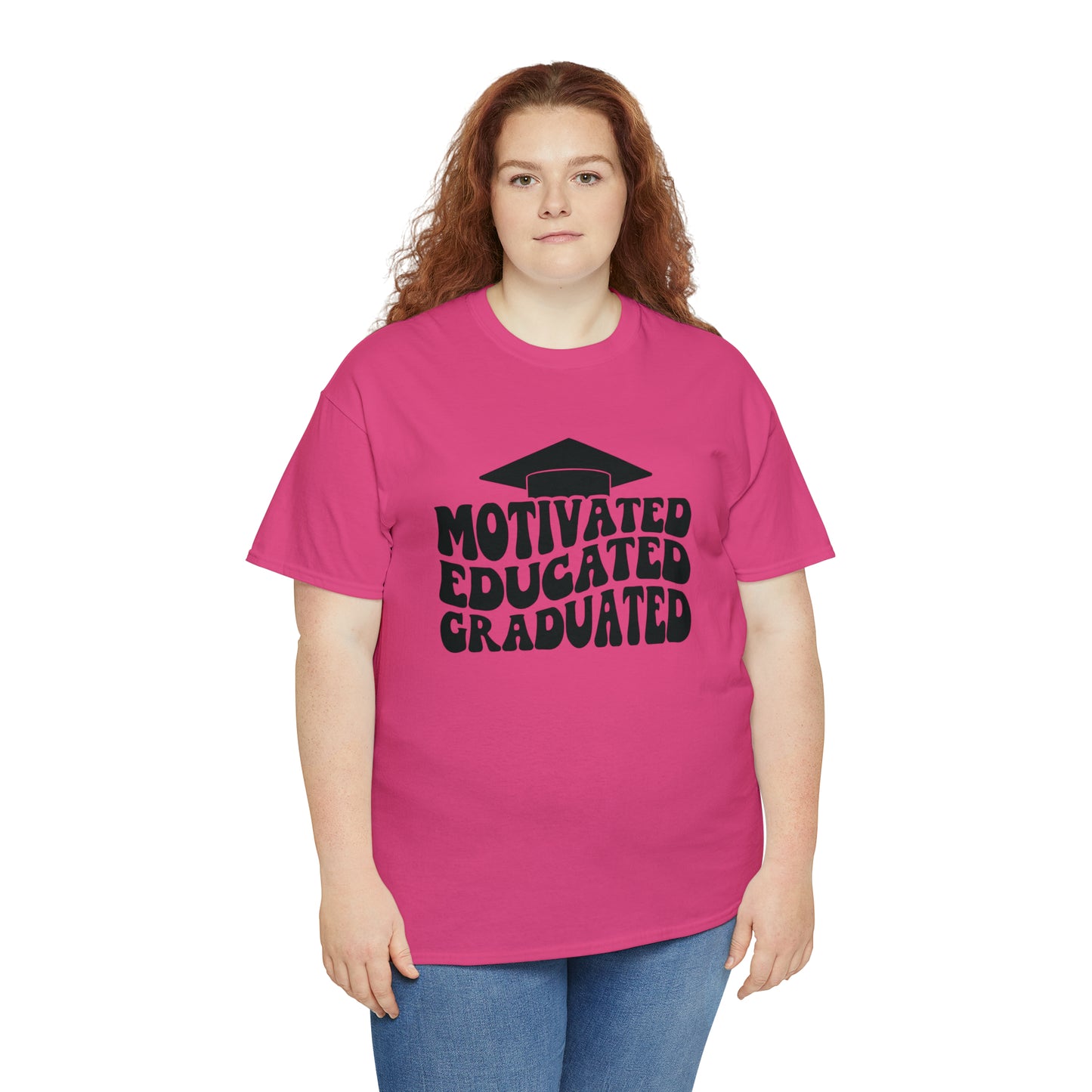Motivated..Educated..Graduated Cotton Tee