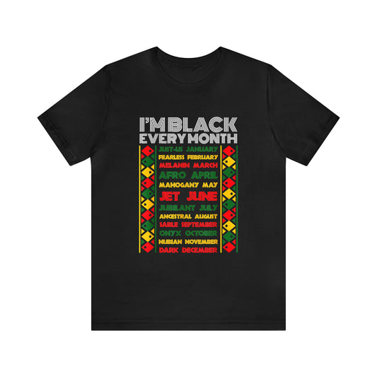 IM BLACK 365  Short Sleeve Tee