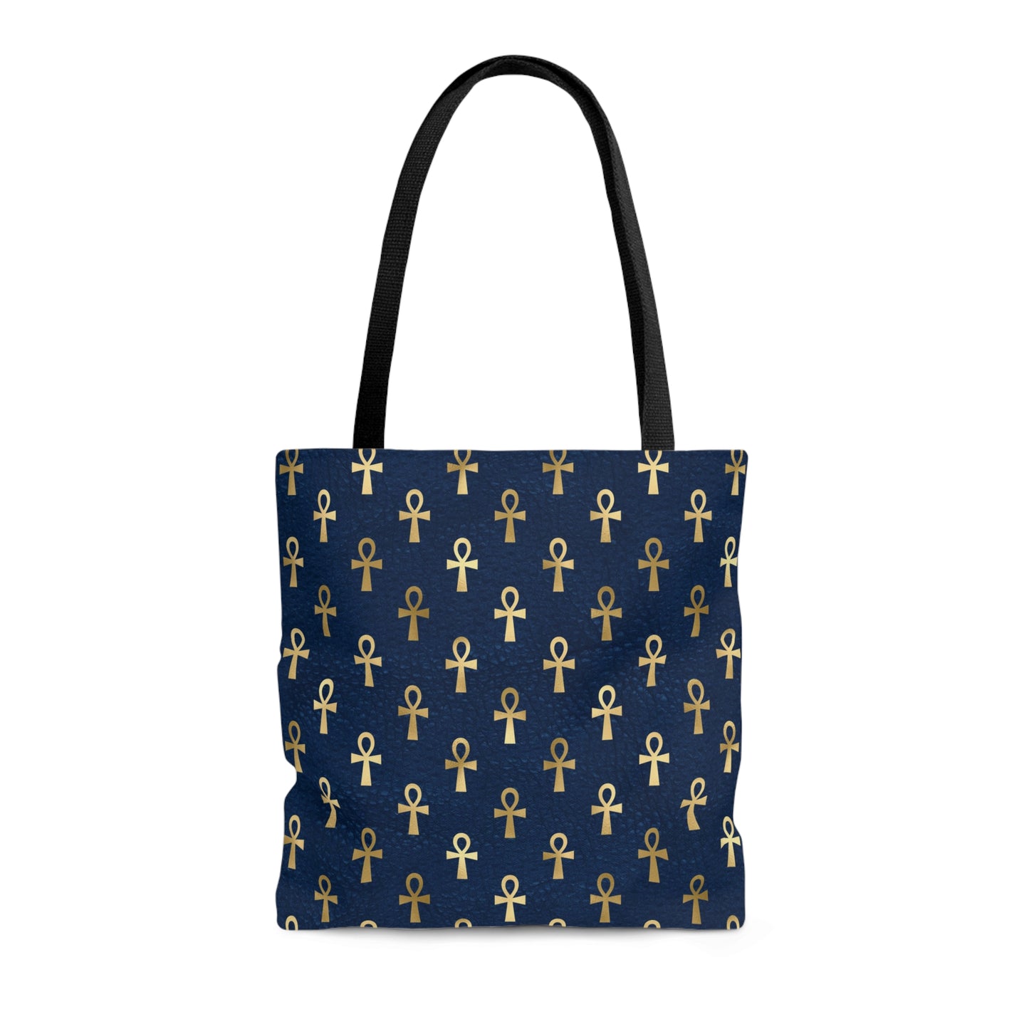 Blue & Gold Ankh Tote Bag