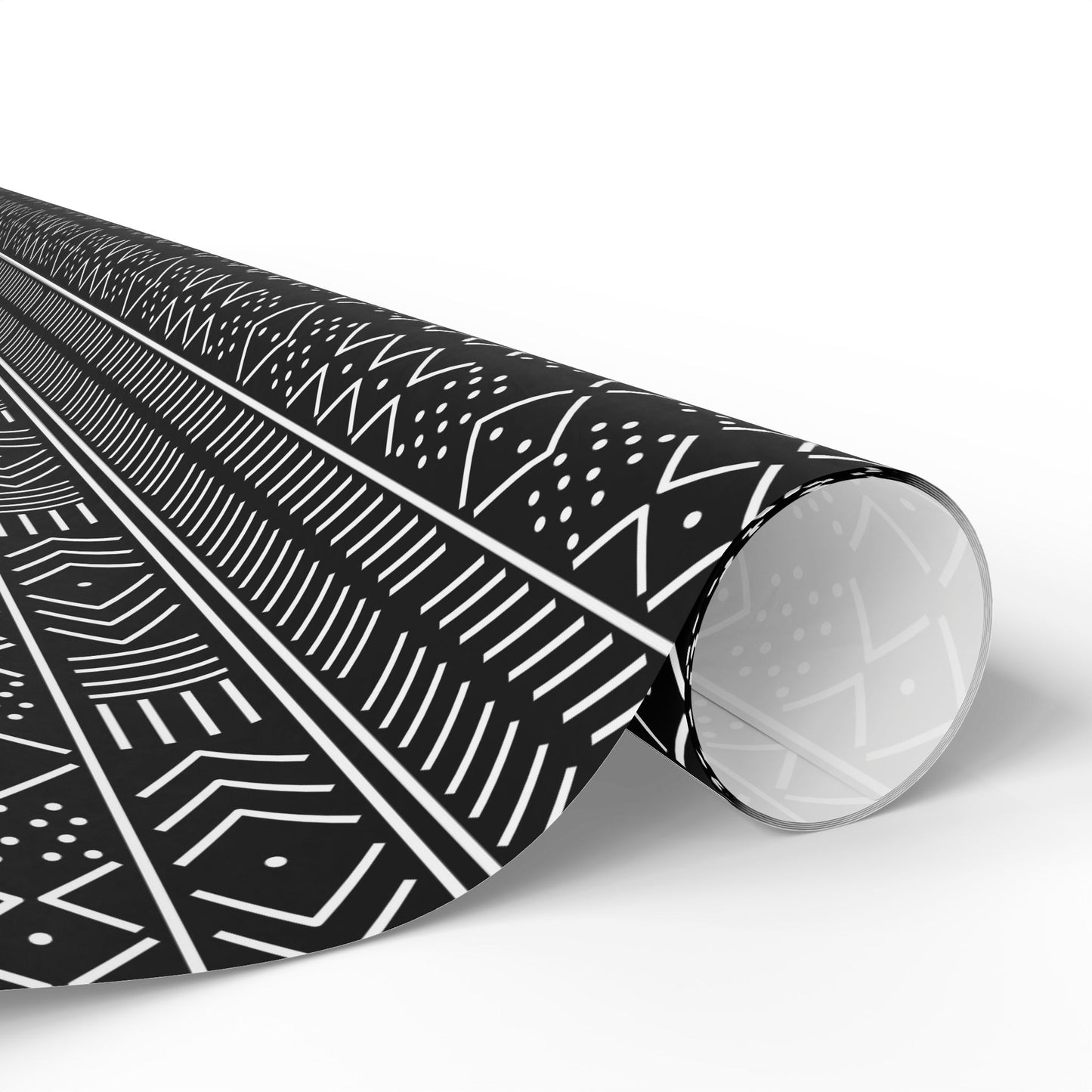 Black and White Mudcloth Wrapping Papers