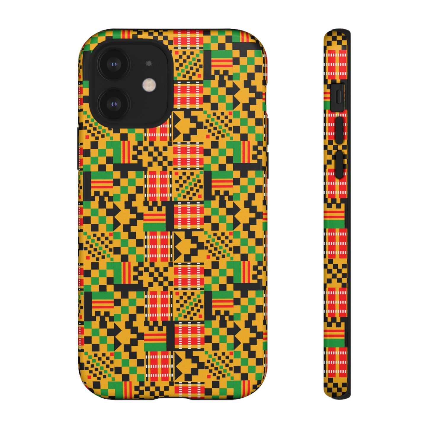 Kente Pattern iPhone Tough Cases | African iPhone Case | Afrocentric iPhone Case