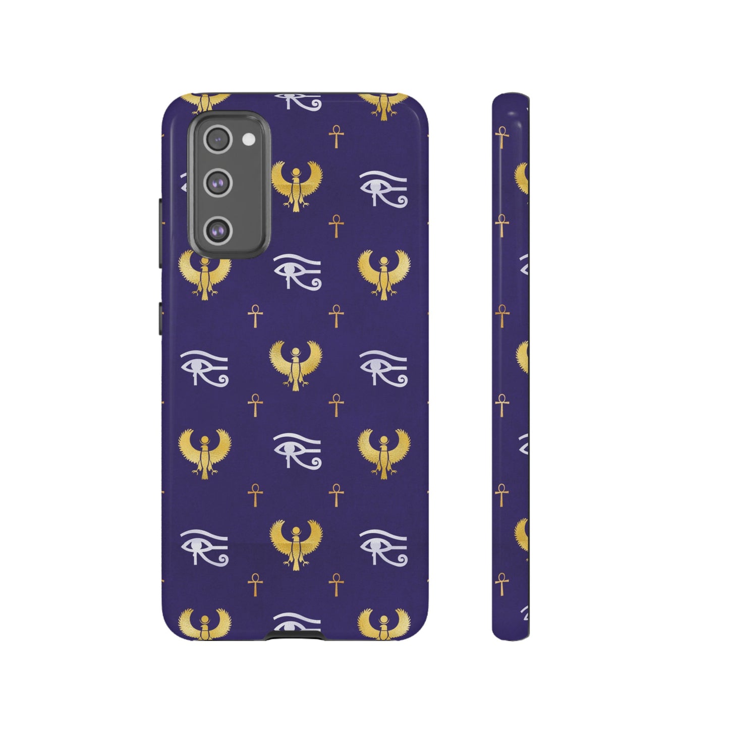 Blue Gold Egyptian Samsung Tough Cases | African Samsung Case | Afrocentric Samsung Case | Egyptian Samsung Case
