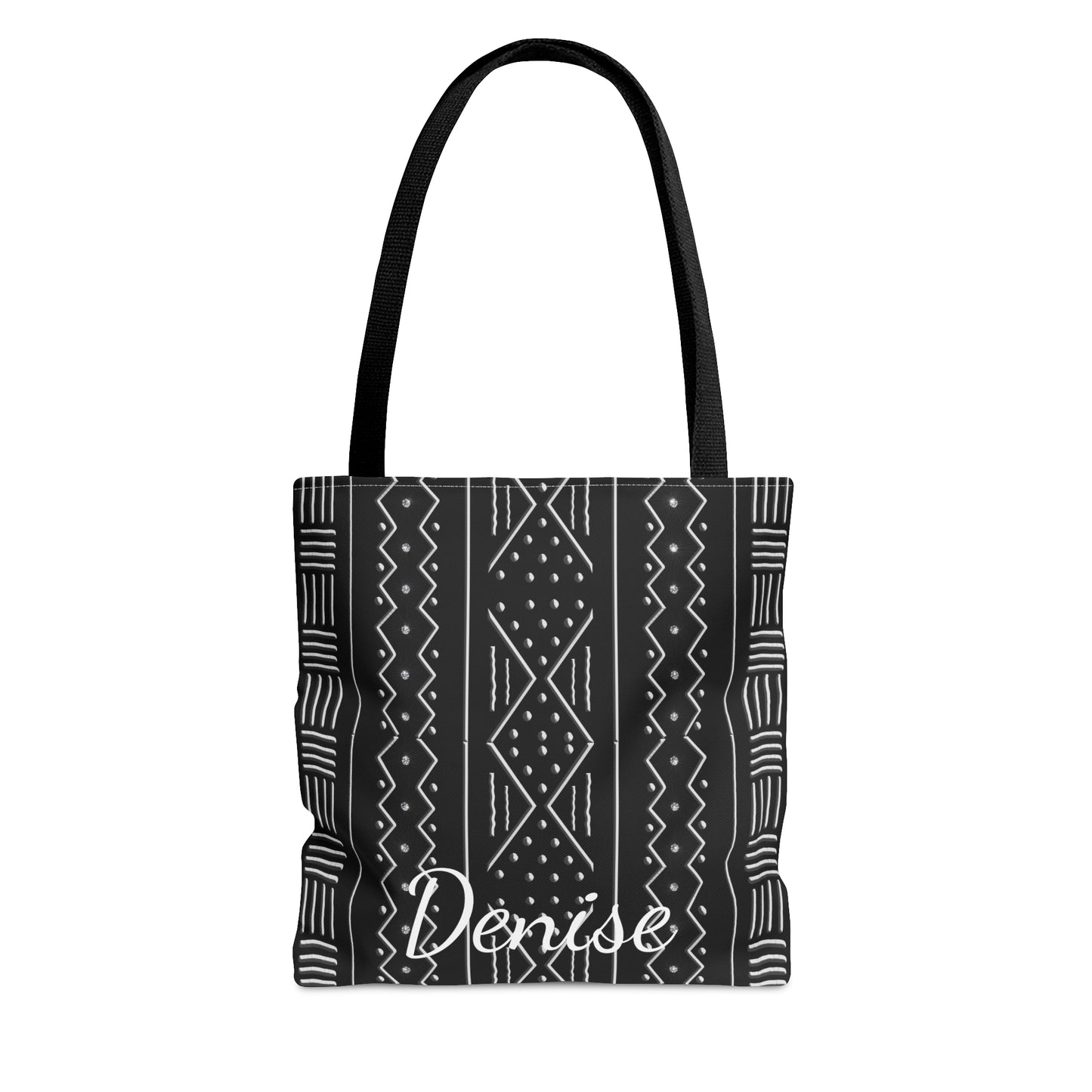 Personalized Mudcloth Afrocentric Tote Bag