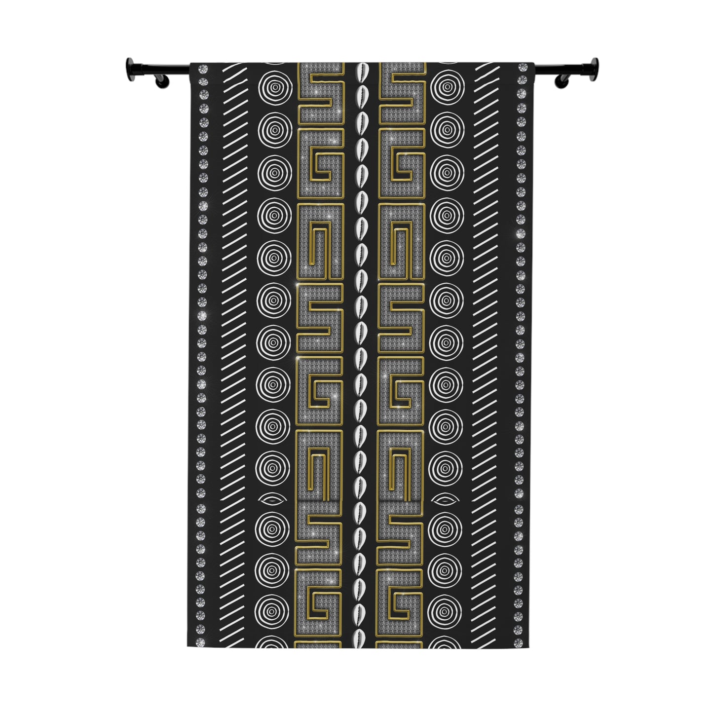 50× 84 Mudcloth Inspired Blackout Window Curtains (1 Piece)