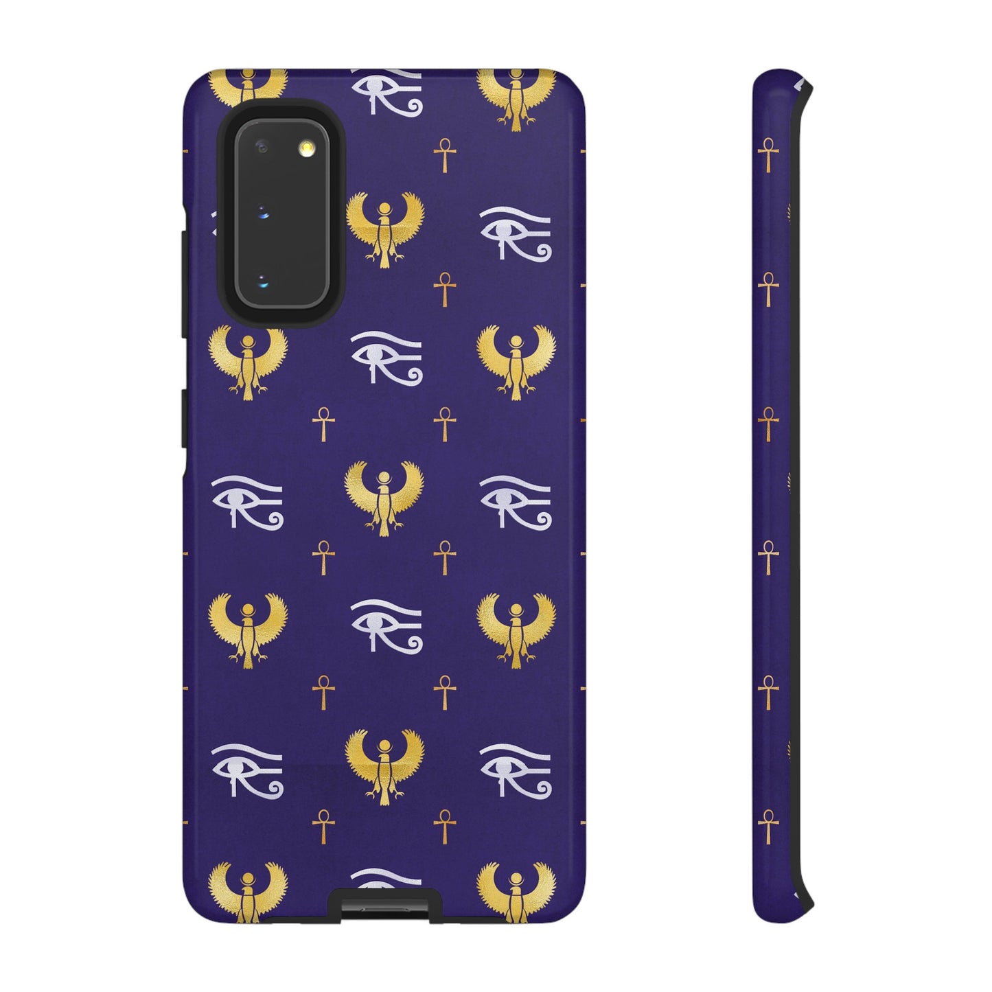 Blue Gold Egyptian Samsung Tough Cases | African Samsung Case | Afrocentric Samsung Case | Egyptian Samsung Case