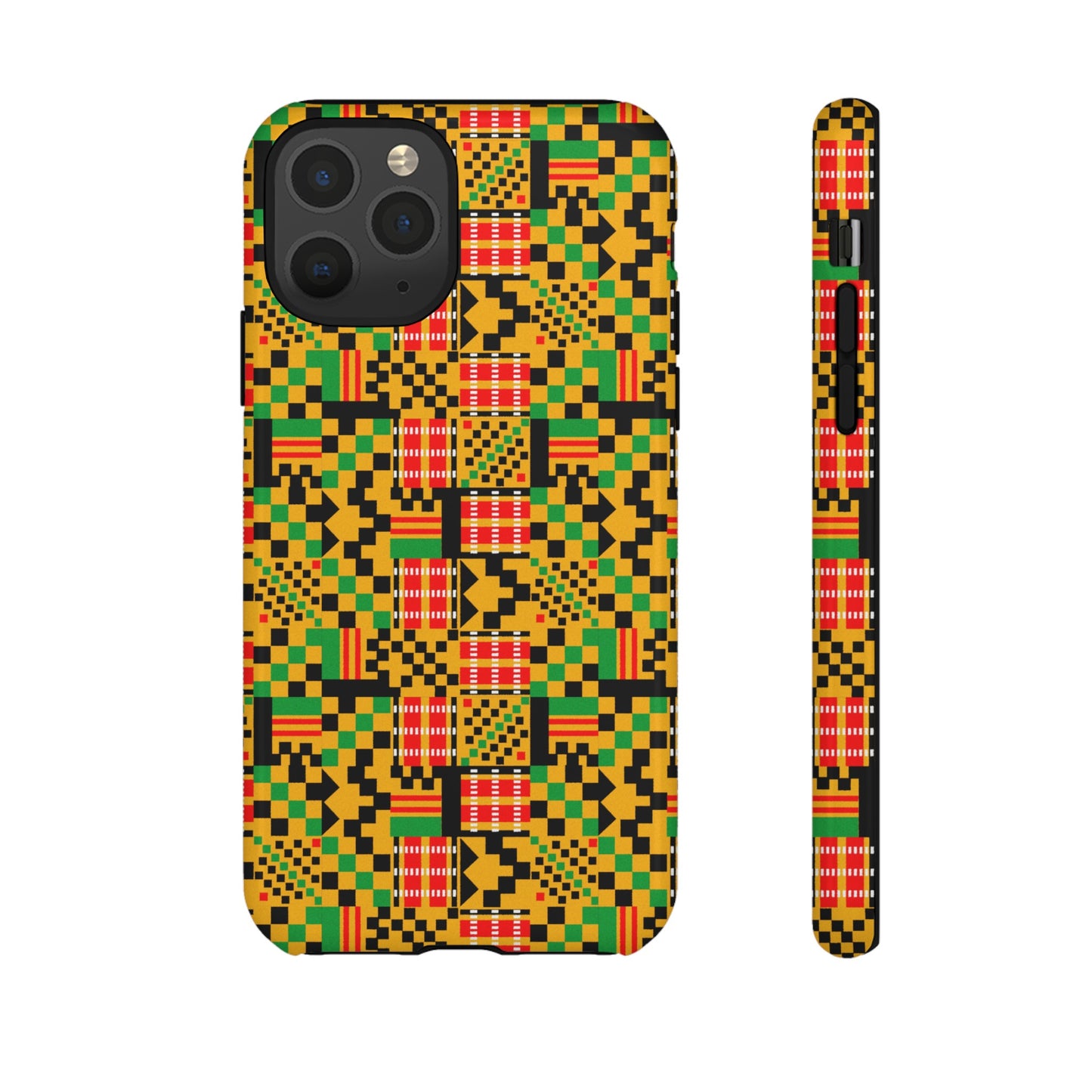 Kente Pattern iPhone Tough Cases | African iPhone Case | Afrocentric iPhone Case