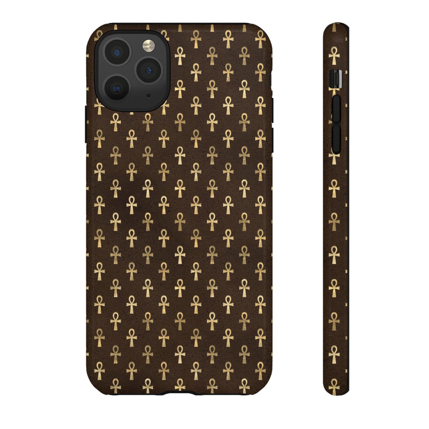 Brown Ankh iPhone Tough Cases | Egyptian iPhone Case | Ankh iPhone Case