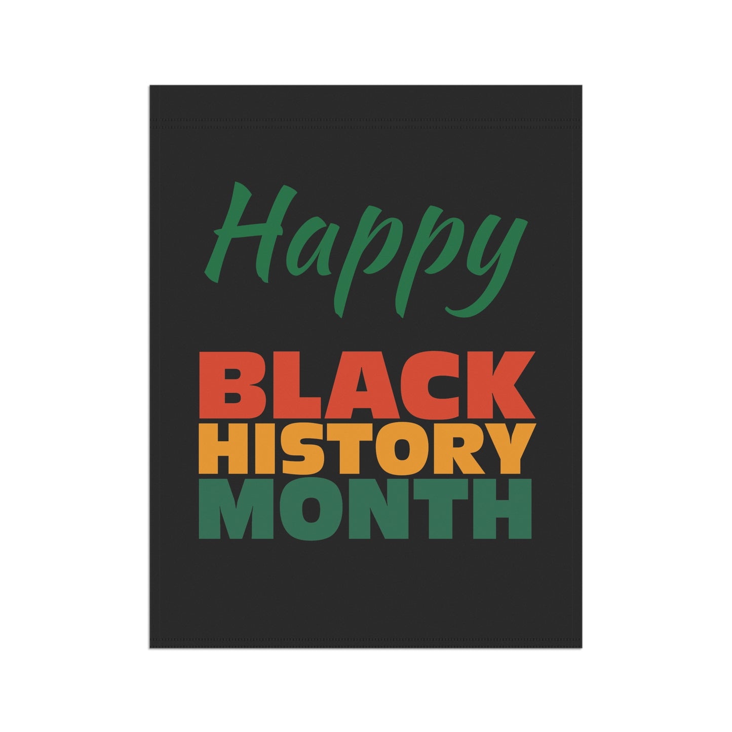 Happy Black History Month Garden & House Banner, Black History Gifts